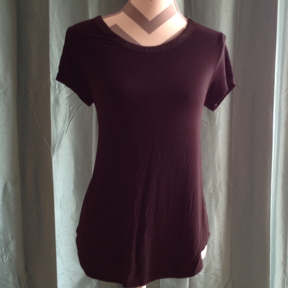 ALFANI Blk Classic Satin Neckline Pullover Blouse